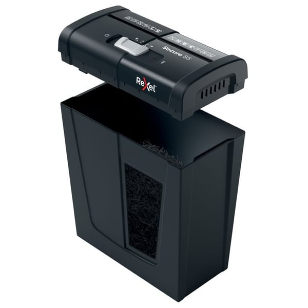 Dokumentødelægger - Rexel - Secure X6-SL - Krydsskæring - Sikkerhed P4 - Kapacitet 6 Ark