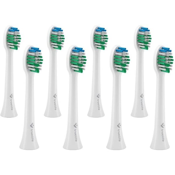 TrueLife SonicBrush Kompakta Huvuden Vita Standard 8 Pack