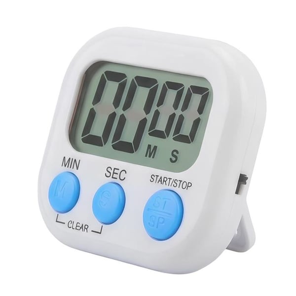 Elektronisk Timer 100 Minuter Magnetisk med Vit Digital Skärm