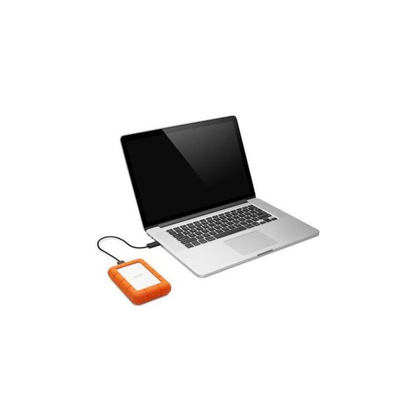 Extern hårddisk - LACIE - Rugged Mini LAC9000298 - 2 To - 5400 varv/min - 3.2 Gen 1 - Orange / Silver