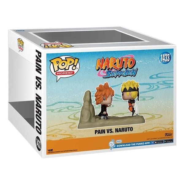 Funko Pop! Naruto Shippuden - Pain vs Naruto 1433 Anime Moment - Vit vinyl