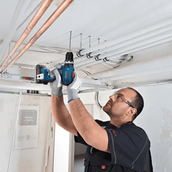 Slagnøgle og skruemaskine uden ledning - GSB 18V-65 - BOSCH - med 2 batterier 18V 5.0Ah - oplader - L-Boxx - 06019N3303