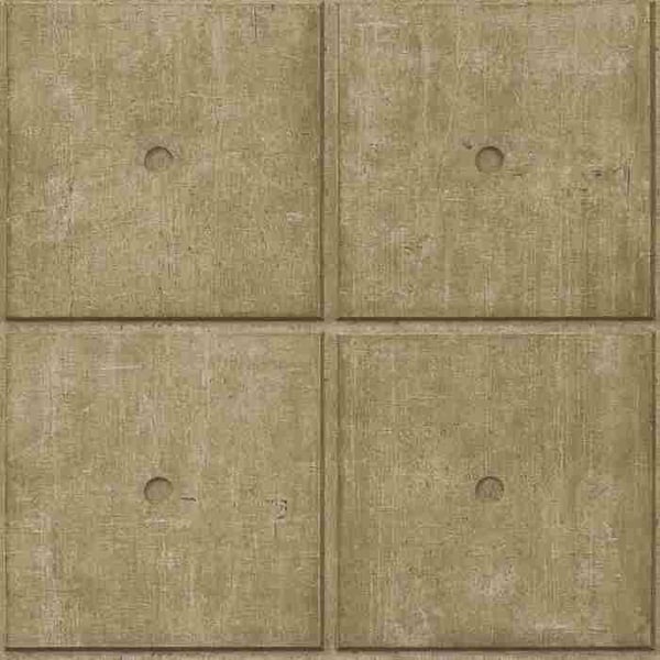 Rasch Factory V 499445 Non-woven tapet Industriell 10.05 x 0.53 m Guld Brons