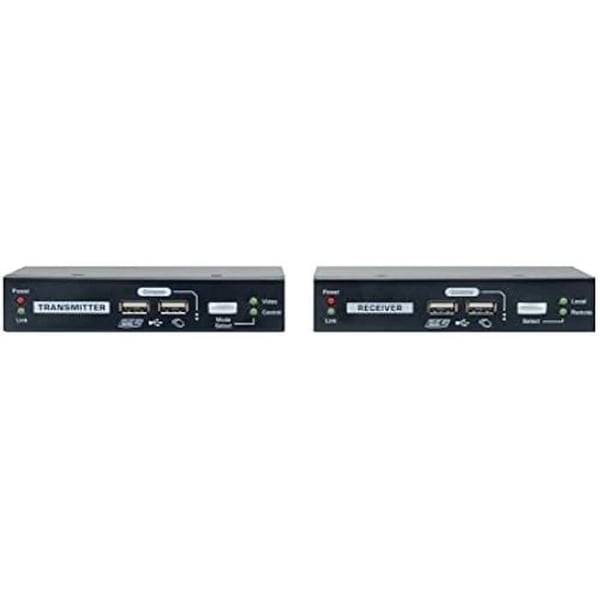 KVM-förlängare - LEVELONE - KVM-9036 - 2xUSB - Plug and Play - LED-indikatorer