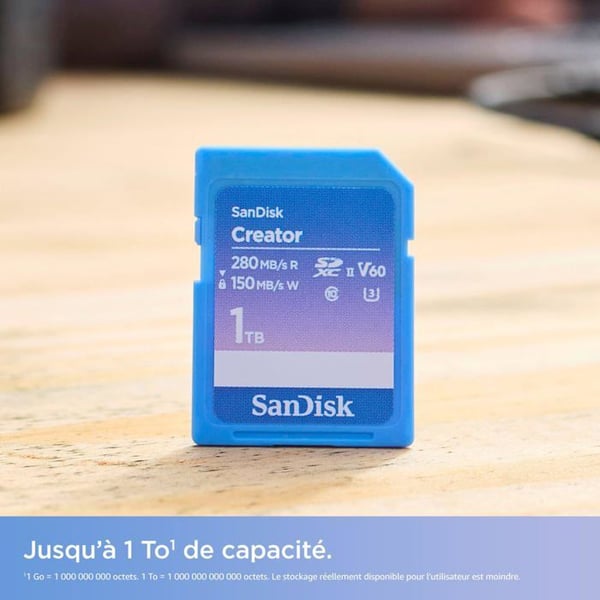SDXC-kort - SanDisk - Extreme PRO - 128 GB - V60 - 280 MB/s läsning