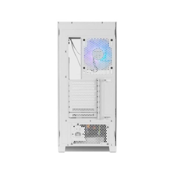PC-låda NOX Hummer ETHER Semitorre Gaming Curved ATX USB-C Vit