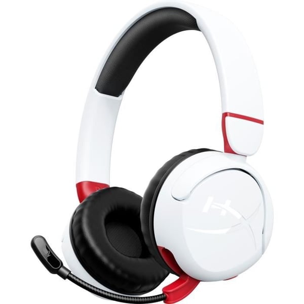 Trådlöst spelheadset - HyperX Cloud Mini - för PC & konsol - Vit