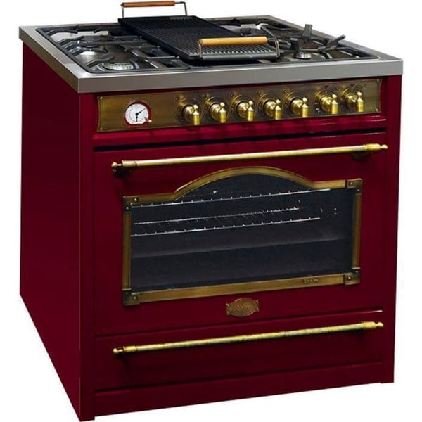 Gasköksplatta - Kaiser - HGE 93555 RotEm - 90 cm - 5 gaskokare - Katalytisk självrengöring