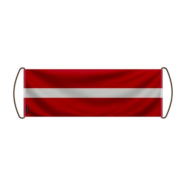 Rullbanner – Tyskland flagga – 17 x 50 cm – Polyester – Handflagga – Pixelforma