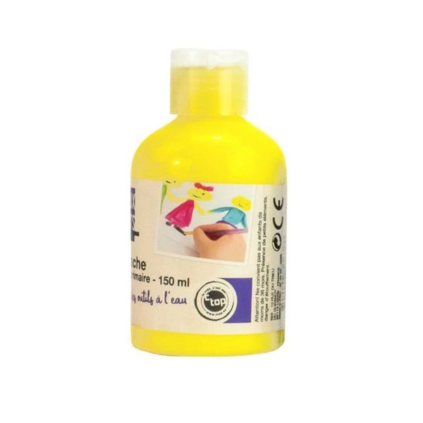 MégaCréa DIY - Gouache för barn Gul primär 150ml