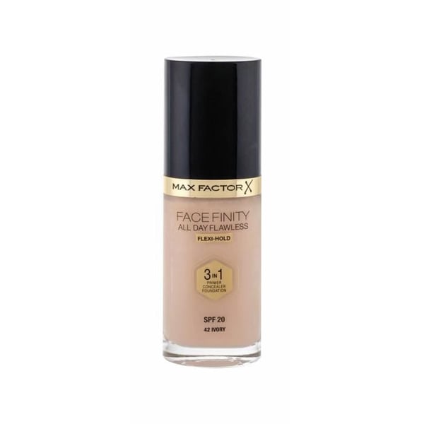 Foundation - Max Factor Facefinity 3 i 1 - 30ml - SPF 20 - Nyans 42 Elfenben