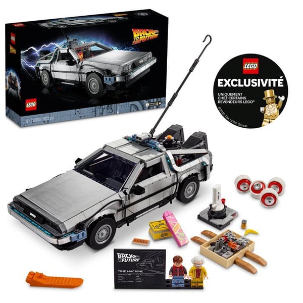 LEGO® 10300 Exklusiv Cdiscount Tidsmaskinen från Tillbaka till framtiden