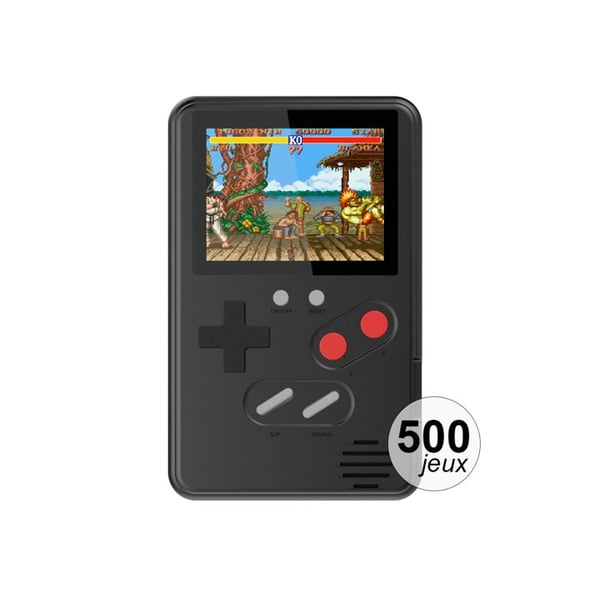 Konsol emulator 500 spel Modell Slim - Svart