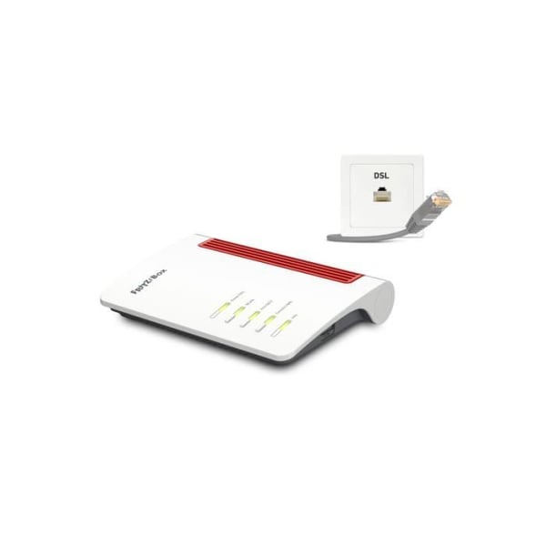Router - AVM - FRITZ!Box 7530 AX - Wi-Fi 6 - ADSL/VDSL - 4 Ethernet-portar