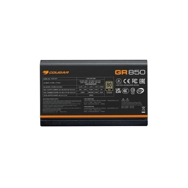 Cougar 750W 80 PLUS Gold CGR GDN-750 Modulerad ATX 3.1 Svart