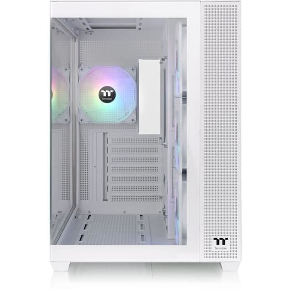 PC-fodral - THERMALTAKE - View 380 TG ARGB Snow - Medium tower - ATX - Härdat glas - Vit