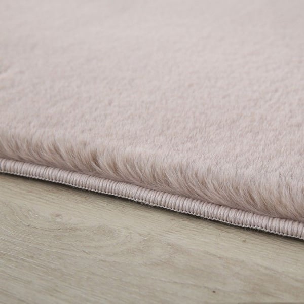 Ayyildiz Modern design matta Beige 200 cm rund lång lugg, Enfärgad, för Vardagsrum, Baksida i bomull