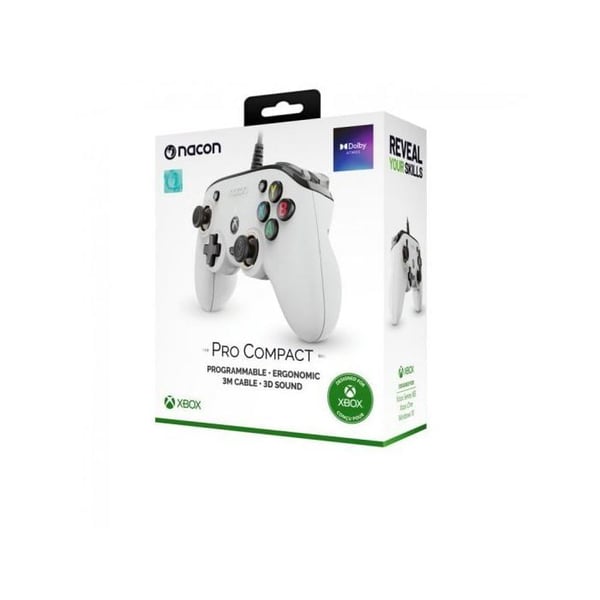 Manette - NACON - Pro Compact - Kable - Hvid - Barn/Unisex