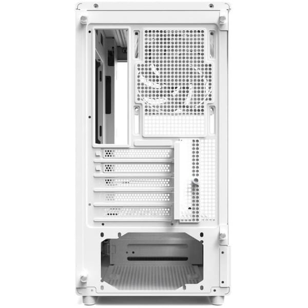 PC-kotelo - ZALMAN - P10 - Mini torni - M-ATX - Valkoinen - Karkaistu lasi - USB-C ja A-RGB