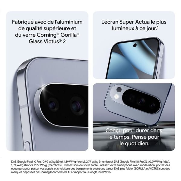 Smartphone Google Pixel 10 Pro XL 256 GB Svart Vulkan