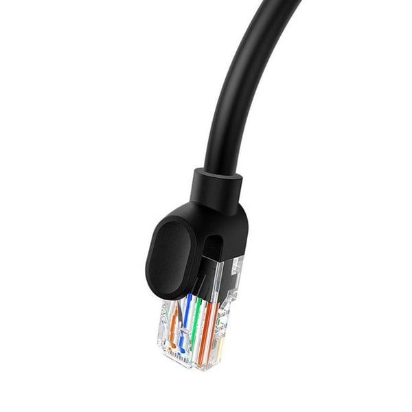 Nätverkskabel Ethernet - BASEUS - CAT5 - 8 M - Svart - RJ45 - Snabb överföring 1000 Mbit/s