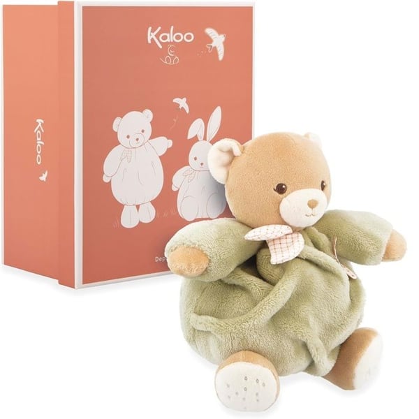 Gosedjur - KALOO - Ours Patapouf - Grön - 17 cm - Ultra mjuk
