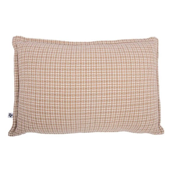 Avtagbar kudde med piping 40 x 60 cm "Edgar" Texturerad bomull l'Effet papillon