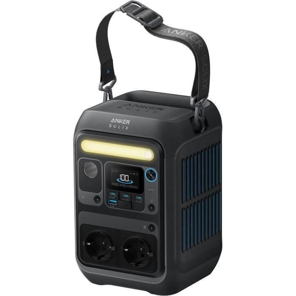 Portabel Elstation - ANKER - SOLIX C300X - 288Wh - 300W - Snabb USB-C-laddning