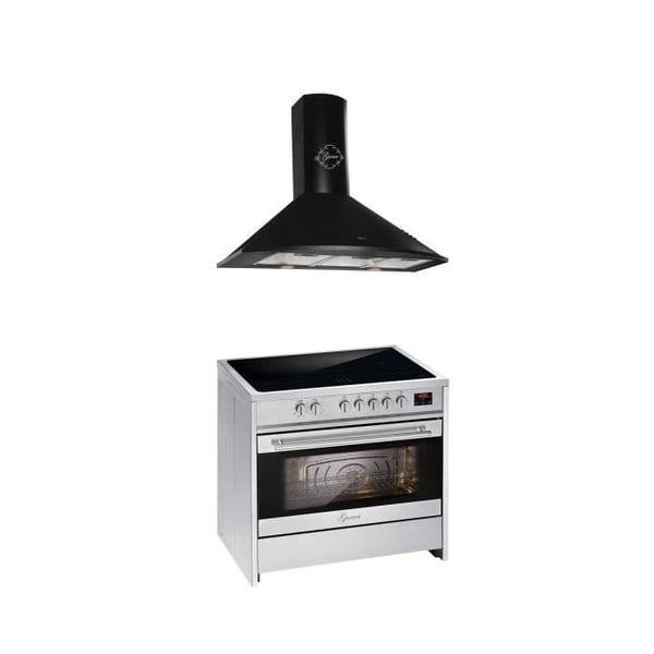 Induktionshäll - GURARI - GCH E 913 X - 90 cm - 5 induktionszoner - XXL Ugn 121L