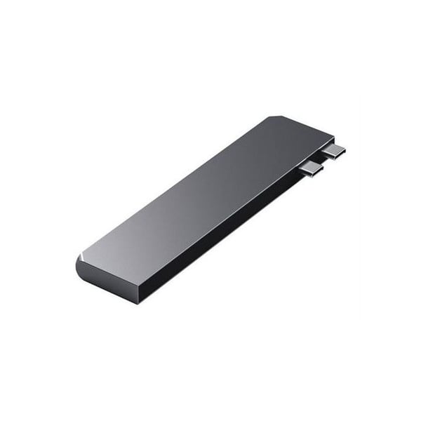 Satechi ST-HUCPHSM Grå Slim Hub USB-C Pro 7 i 2 för Apple MacBook Air Sen 2018/Sen 2020/Mitten 2019/Mitten 2022/MacBook Pro