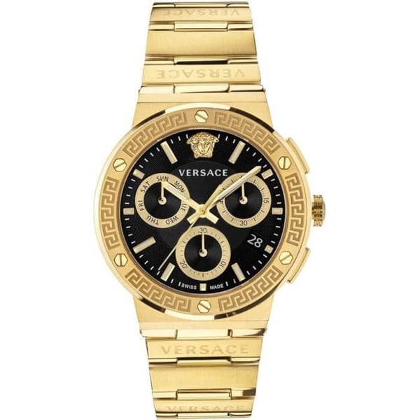 Klocka - VERSACE - Greca Logotyp VEZ900421 - Kvarts - Man - Rostfritt stål - Svart