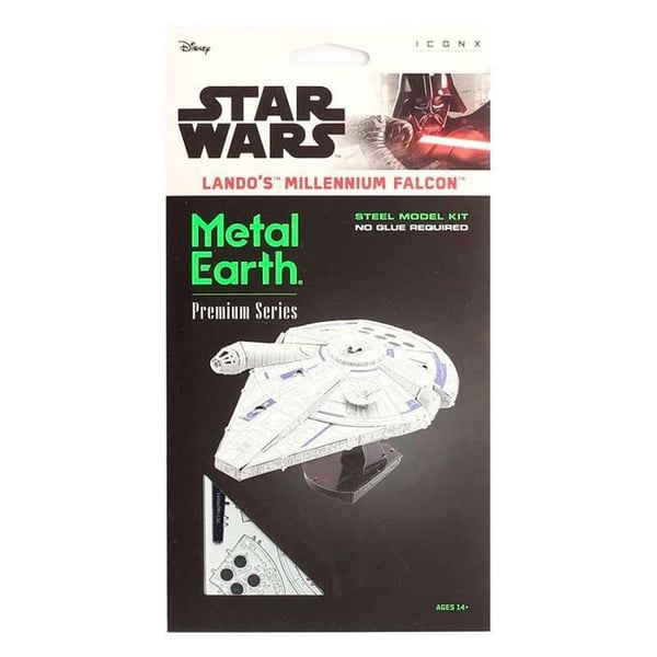 fascinationer ICONX Star Wars Solo Landos Millennium Falcon 3D Metal Model Kit