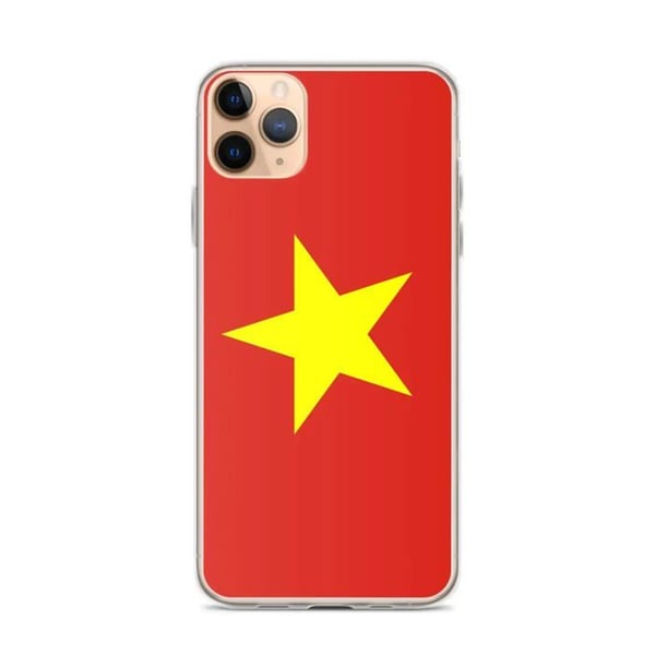 Telefonfodral - PIXELFORMA - Vietnams flagga - Kompatibel med iPhone 11 Pro Max - Mjuk - Hållbar