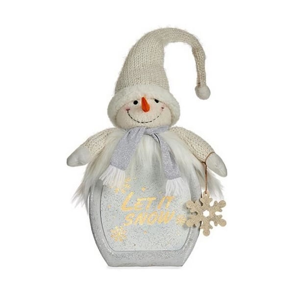 Dekorativ figur - Snögubbe - 15 x 65,5 x 27 cm - Vit - Inomhus Dekorativ figur - Snögubbe - 15 x 65,5 x 27 cm - Vit - Inomhus