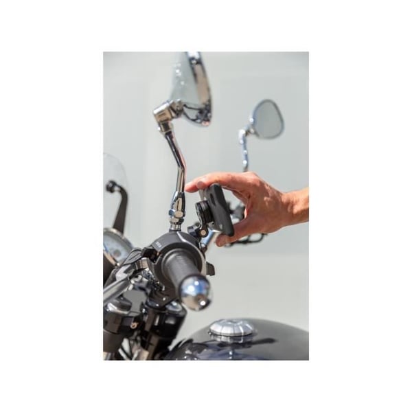 Motorcykeltelefonstöd - SP Connect - Clutch Mount Pro - Halvklämma - Svängbar och roterande huvud