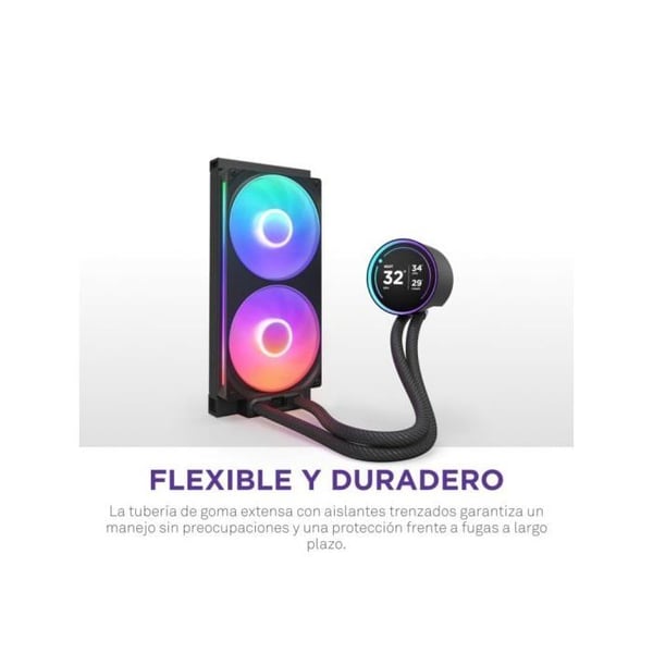 NZXT Kraken Elite 280 RGB - CPU AIO-vätskekylare - 280mm radiator - F280 RGB-fläkt - IPS LCD 2,72''