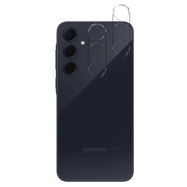 Skydds Kamera - Phonillico® - Samsung Galaxy A55 5G - Paket med 2 - Härdat Glas - Repvänlig