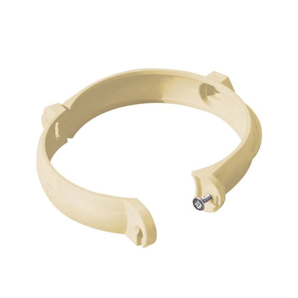 Koppling med fläns - FIRST PLAST - Ø80 - PVC - Sand (beige) - Ränna 25