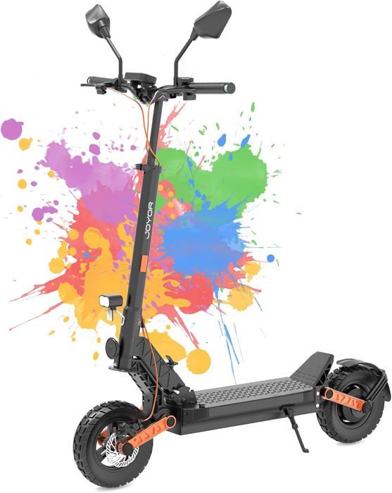 JOYOR S8E trottoar. pro. Motor 800W (1000W peak), 48V26Ah (55-85km). Vuxen/intensiv användning.