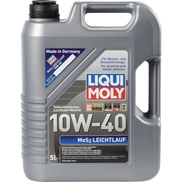 Degrippant - Lubrifiant Liqui Moly Motorolja Mos2 Leichtlauf 10w-40 5l