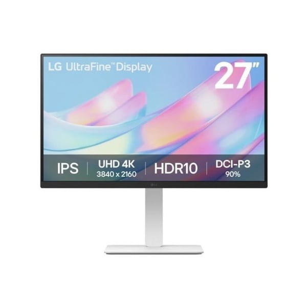 LG UltraFine 27US550-W 27" LED IPS UltraHD 4K Højdejusterbar