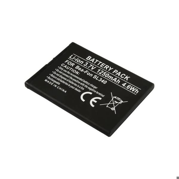 Ersättningsbatteri för Bea-Fon SL340 3.7V 1250mAh Li-ion