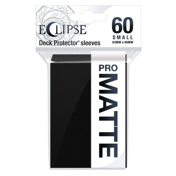Skyddskort - ULTRA PRO - Eclipse Matte - 60 fickor - Litet format - Svart (62 x 89 mm)