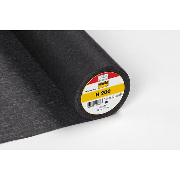 Entoilage thermocollant softline H200, 25 m - Att 98 - svart