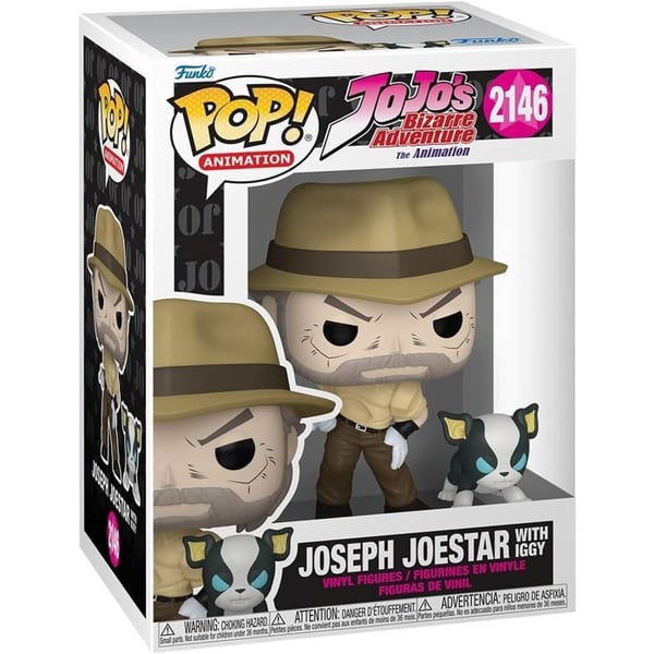 Figurine Funko Pop! & Buddy | Jojo's Bizarre Adventure | Joseph & Iggy