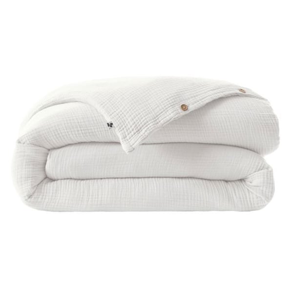 Duvetöverdrag "Ina" alla storlekar "Quadruple Gaze av Bomull" Fjärilseffekten - Ina Chantilly - Duvetöverdrag 240 x 220 c