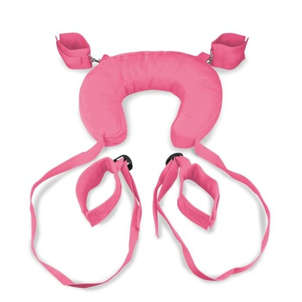 Fängsel bondage för anklar och handleder med kudde - Rosa