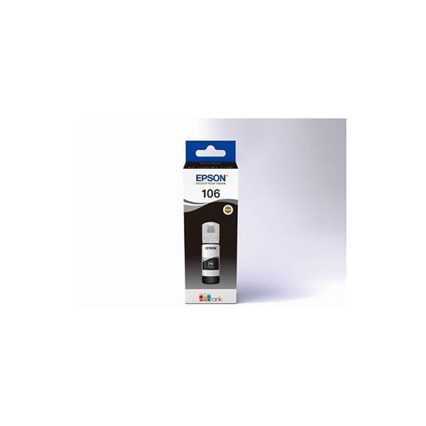 Bläckbehållare - EPSON - 106 - 70 ml - fotosvart - för EcoTank ET-7700, ET-7750, L7160, L7180