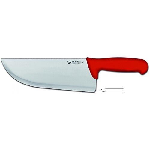 Kniv - Sanelli Ambrogio - Halvkniv 28 cm - Röd - Skär