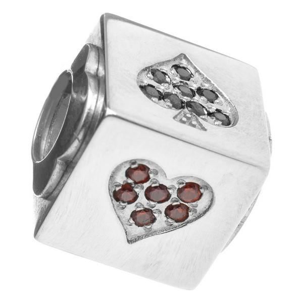 Bijoux - Folli Follie - 3P16F056KR - Glaspärla - Grå - Silver 925 - 1 cm
